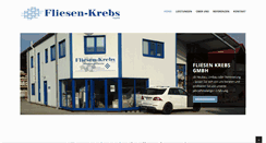 Desktop Screenshot of fliesen-krebs.de