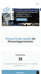 Mobile Screenshot of fliesen-krebs.de